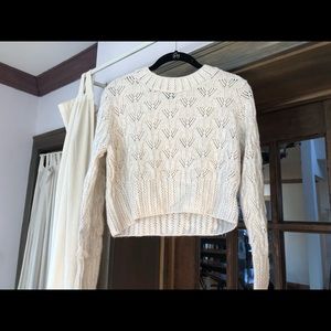 Topshop Crop Sweater Size 6